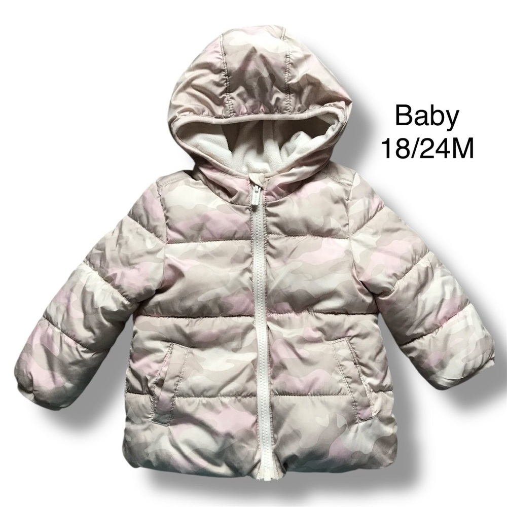 Old Navy Baby Girl Puffer Jacket size 18-24 Months